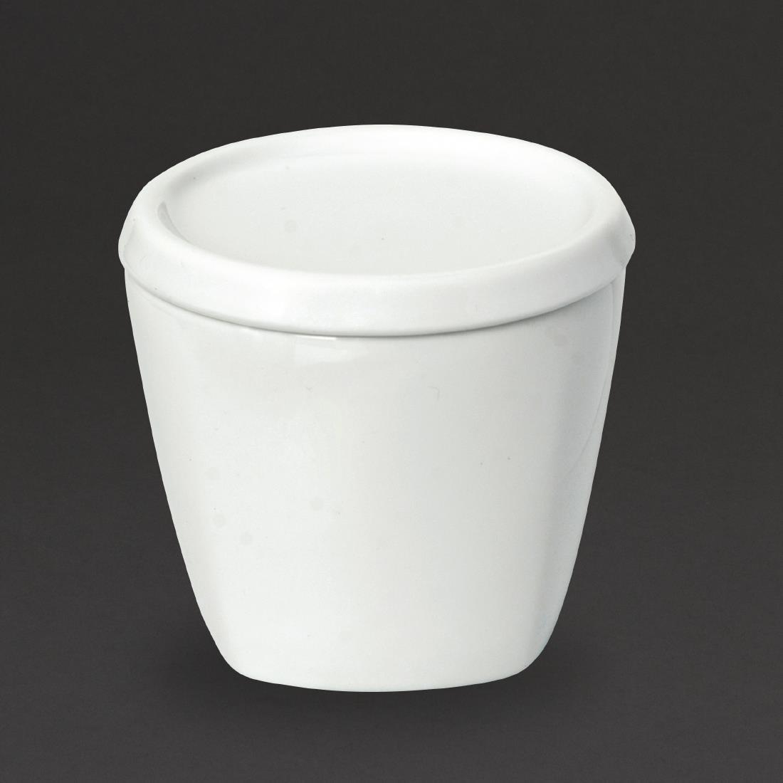 Royal Porcelain Kana Sugar Bowls with Lids (Pack of 12) - CG110  - 1