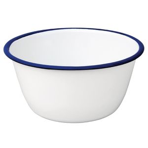 Olympia Enamel Pudding Bowls 155mm (Pack of 6) - DC389  - 3