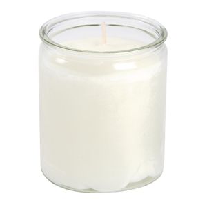 Star Light Clear Glass Candle Jars (Pack of 8) - GJ469  - 1