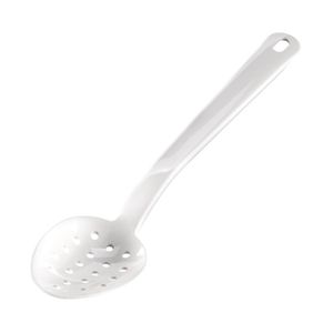 Matfer Bourgeat Exoglass Perforated Serving Spoon White 13" - DR197  - 1