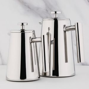 Olympia Insulated Art Deco Stainless Steel Cafetiere 6 Cup - U073  - 4