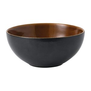 Churchill Nourish Noodle Bowl Black Onyx Two Tone 183mm (Pack of 6) - FD818  - 1