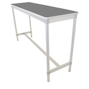 Gopak Enviro Indoor Storm Grey Rectangle Poseur Table 1800mm - DG130-SG  - 1