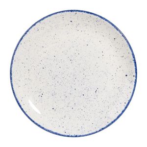 Churchill Stonecast Hints Coupe Plates Indigo Blue 217mm (Pack of 12) - DS576  - 1