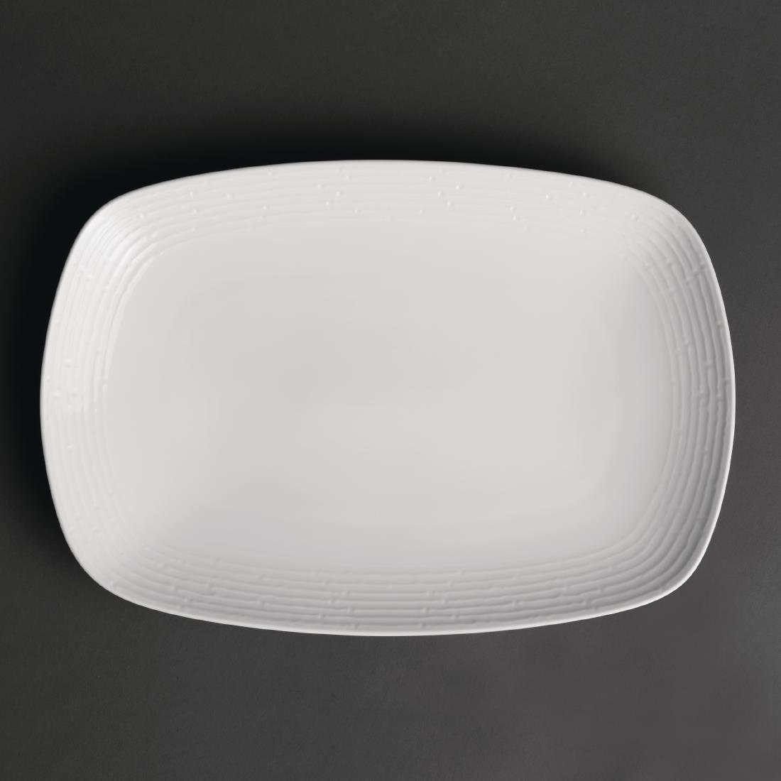 Royal Porcelain Maxadura Atherton Rectangular Platter 230mm (Pack of 12) - GT903  - 7