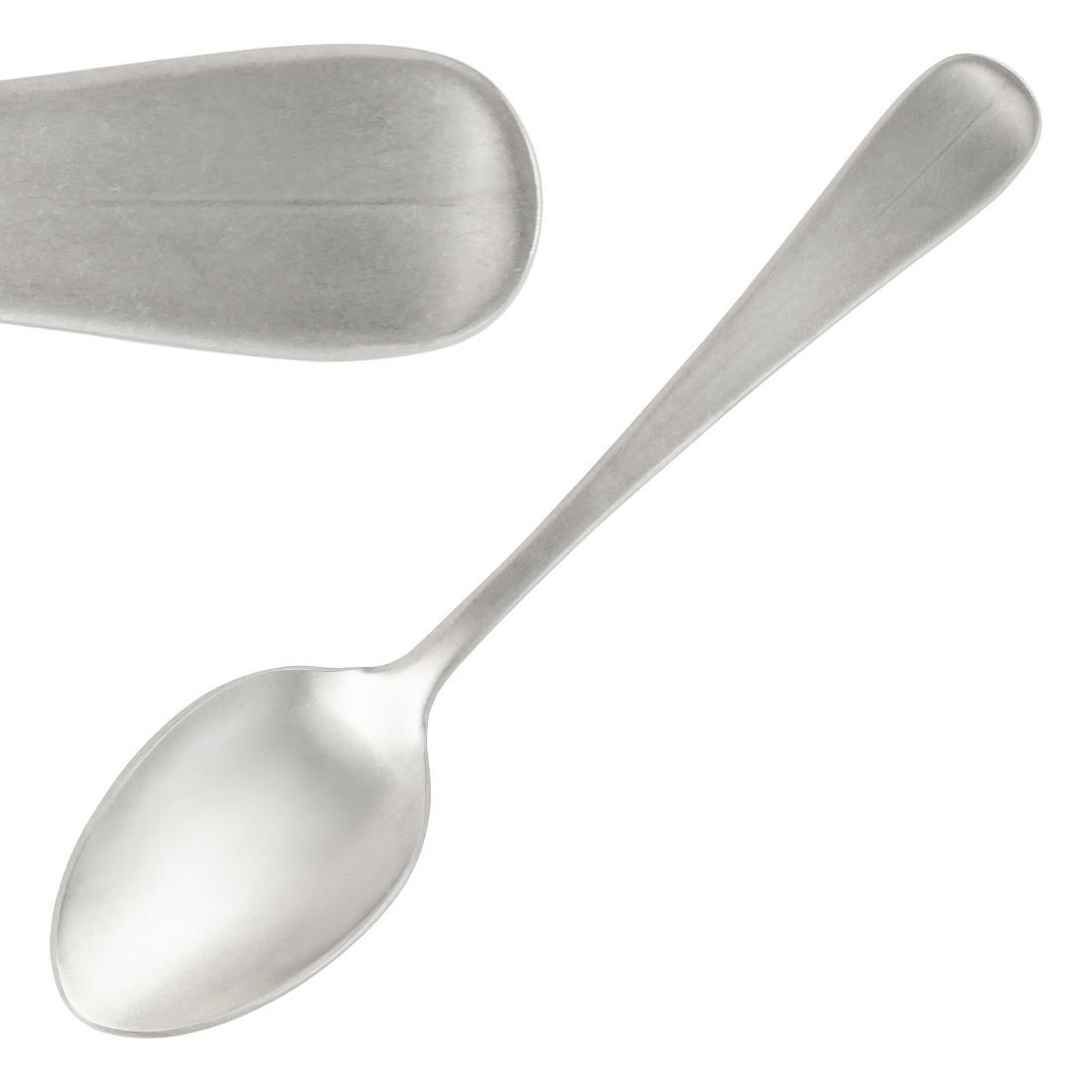 Pintinox Baguette Stonewashed Dessert Spoon (Pack of 12) - GN783  - 1