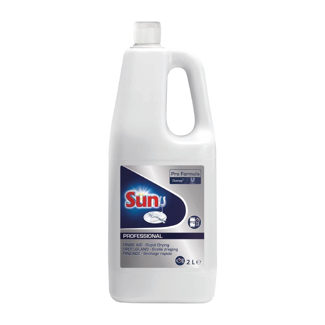 Sun Pro Formula Dishwasher Rinse Aid Concentrate 2Ltr (6 Pack) - FB602  - 1