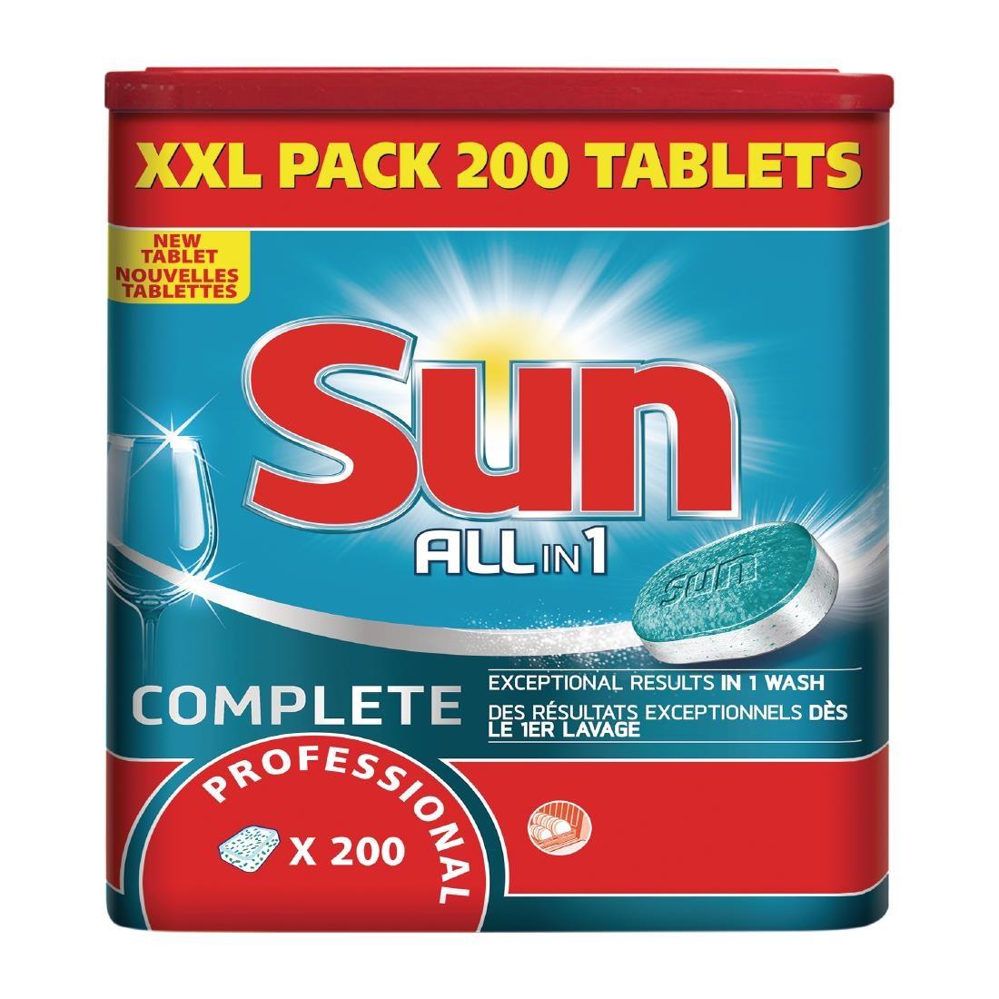Sun Professional All-in-One Warewasher Tablets (200 Pack) - FB604  - 1