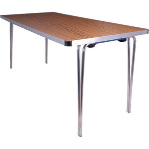 Gopak Contour Folding Table Teak 5ft - DM694  - 1