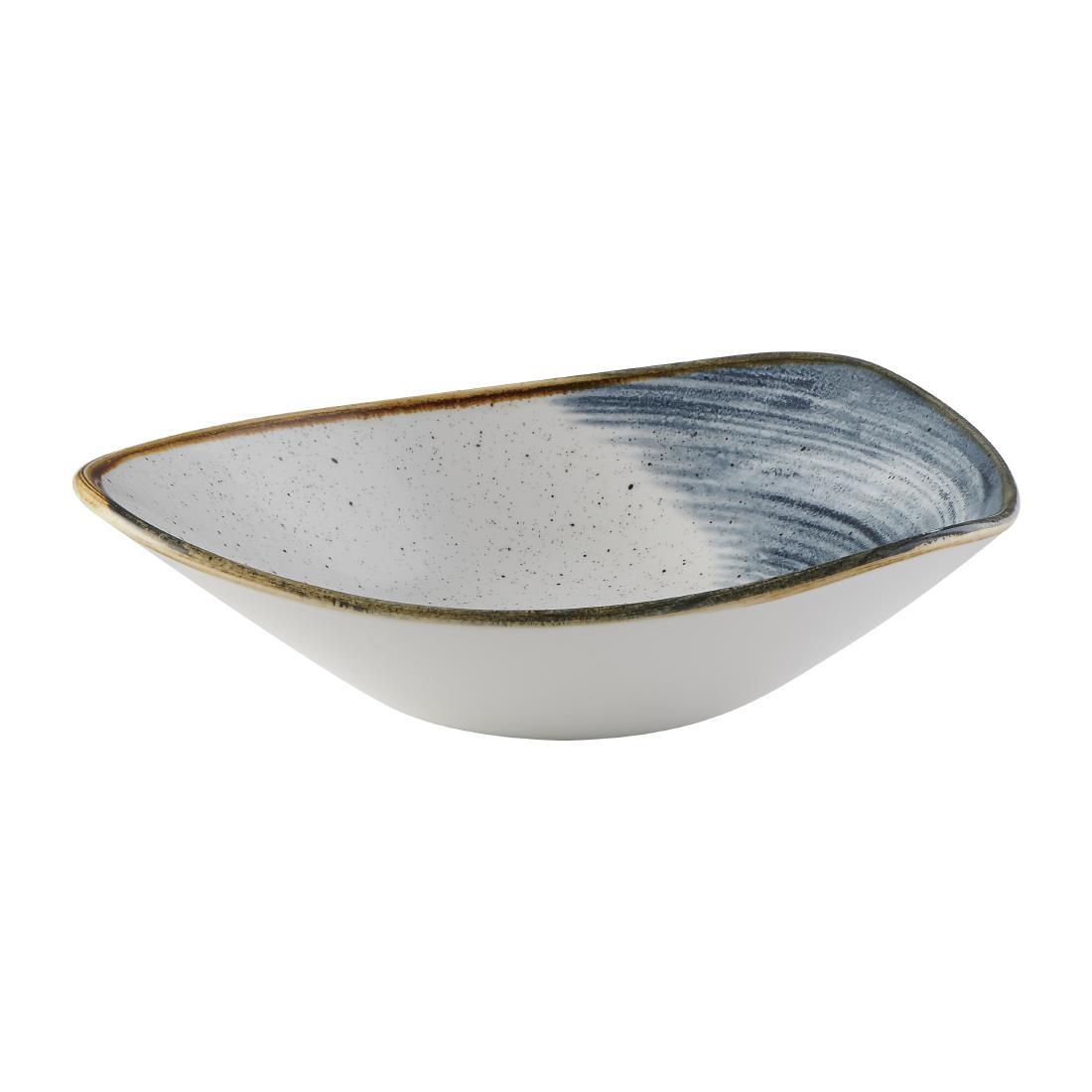 Churchill Stonecast Accents Lotus Bowl Blueberry 229mm (Pack of 12) - FS876  - 2