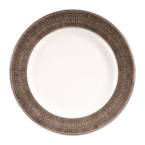 Churchill Bamboo Footed Plates Dusk 276mm (Pack of 12) - DS689  - 1