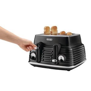 DeLonghi Scolpito Toaster Black CTZS4003BK - FS151  - 3