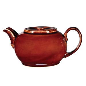 Churchill Rustics Brown Nova Teapots 420ml (Pack of 4) - GF690  - 1