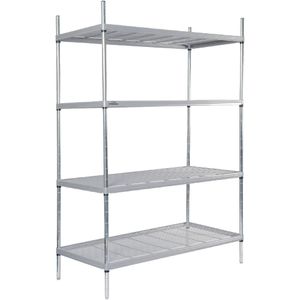 Craven 4 Tier Nylon Coated Wire Shelving 1700x1175x491mm - CE114  - 1