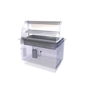 Designline Drop In Heated Serve Over Counter HDL4 - CW617  - 1