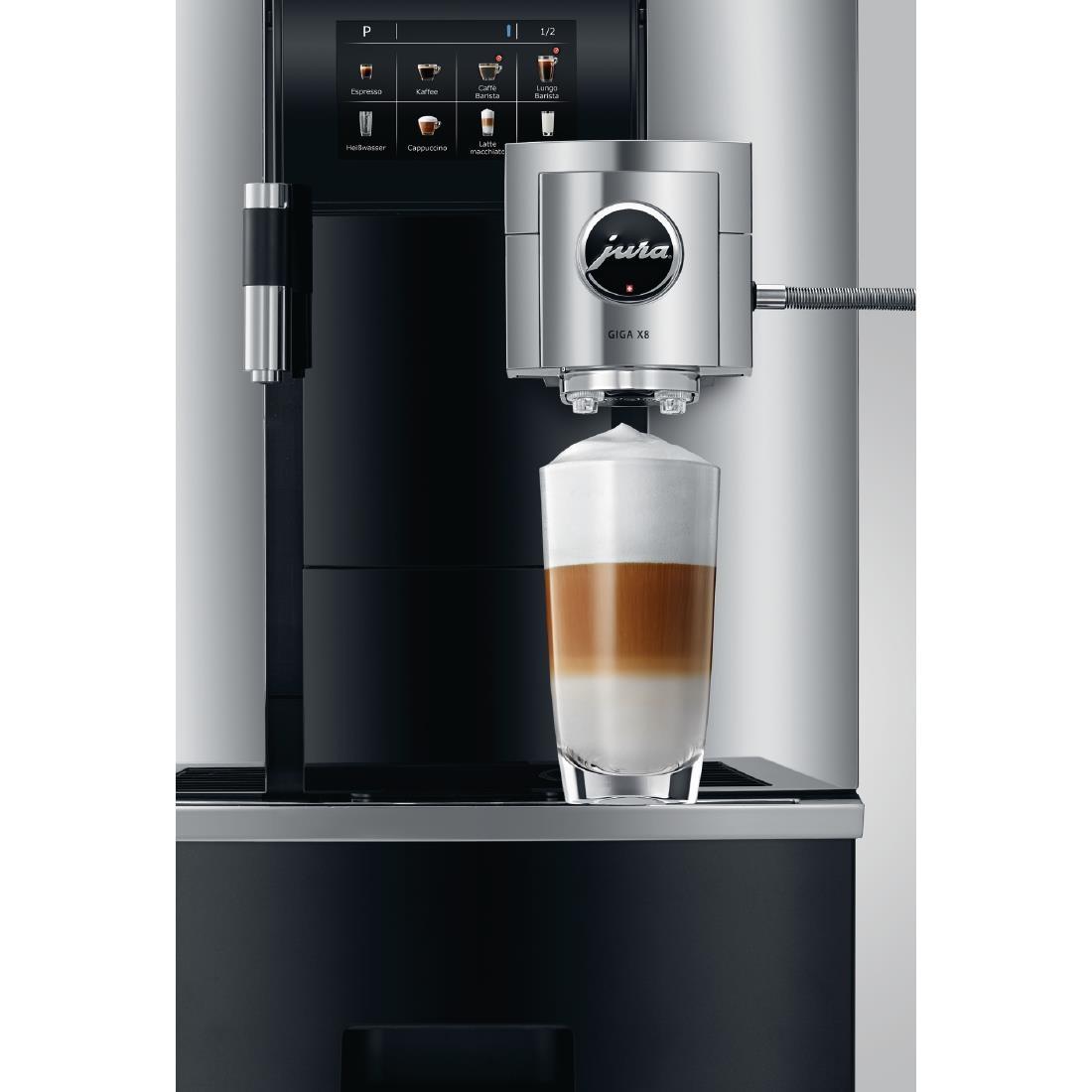 Jura Giga X8 Manual Fill Bean to Cup Coffee Machine Black - FB458  - 11