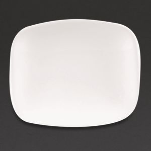 Churchill X Squared Oblong Plates White 126 x 154mm (Pack of 12) - DW343  - 1