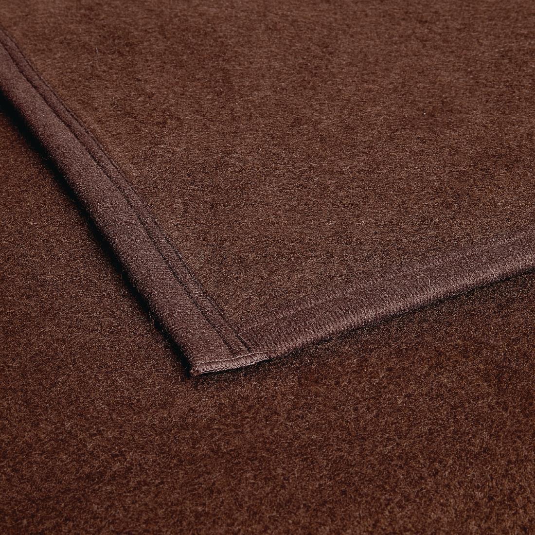 Comfort Fleece Blanket Chocolate - HD345  - 3