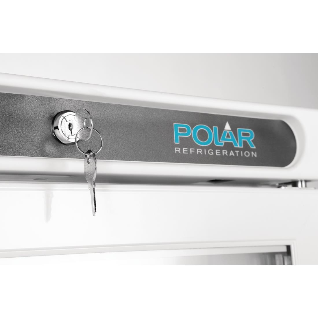 Polar C-Series Glass Door Display Freezer 365Ltr White - CB921  - 15