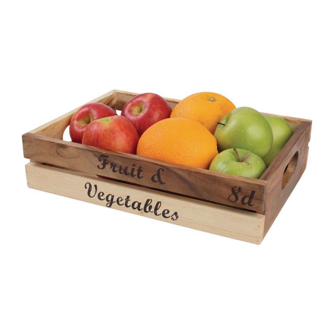 T&G Rustic Wooden Fruit and Veg Crate - GL066  - 2