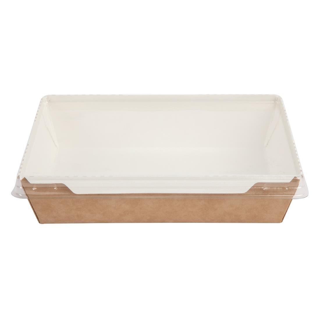 Colpac Fuzione Recyclable Paperboard Food Trays With Lid 1000ml / 35oz - FA376  - 2