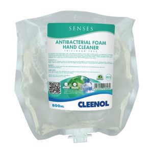 Cleenol Senses Antibacterial Foam Hand Cleaner 800ml (Pack of 3) - FS096  - 1
