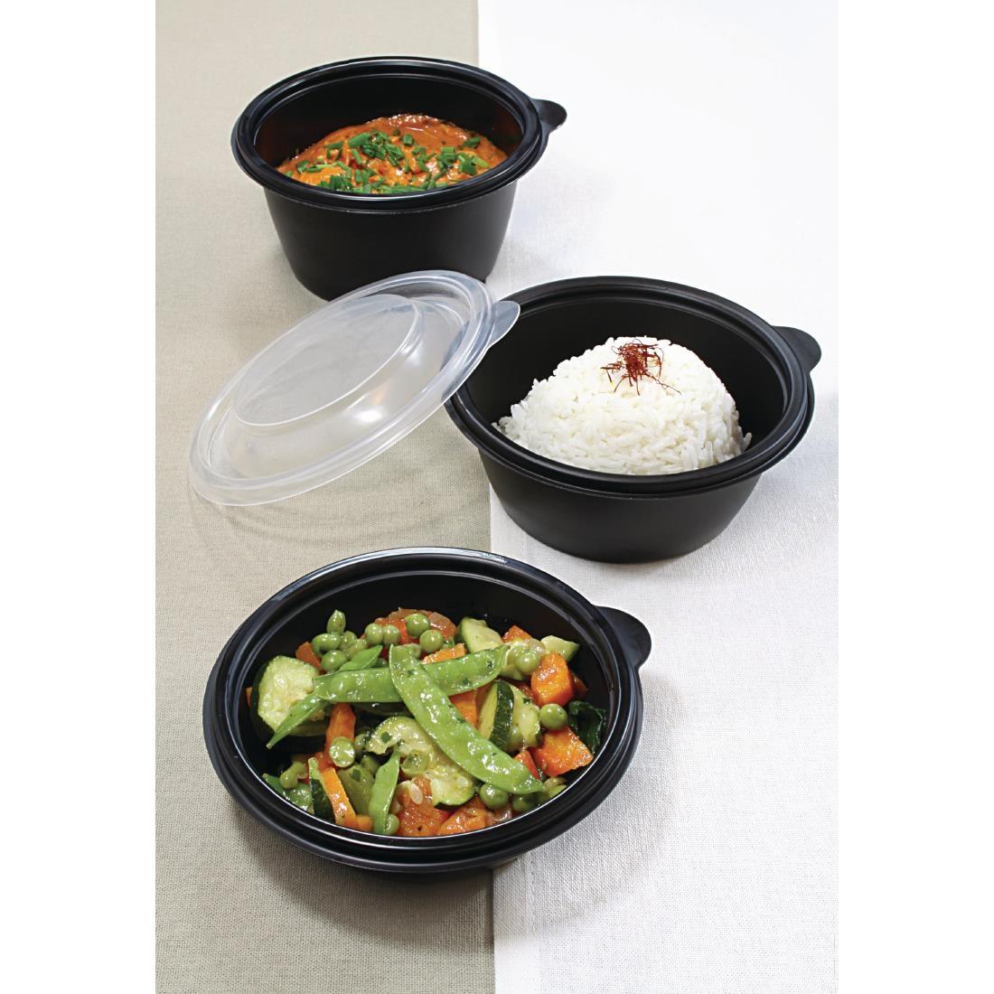 Fastpac Small Round Food Containers 375ml / 13oz (Pack of 500) - DW788  - 6