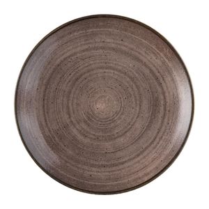 Churchill Stonecast Raw Evolve Coupe Plate Brown 260mm (Pack of 12) - FS847  - 1