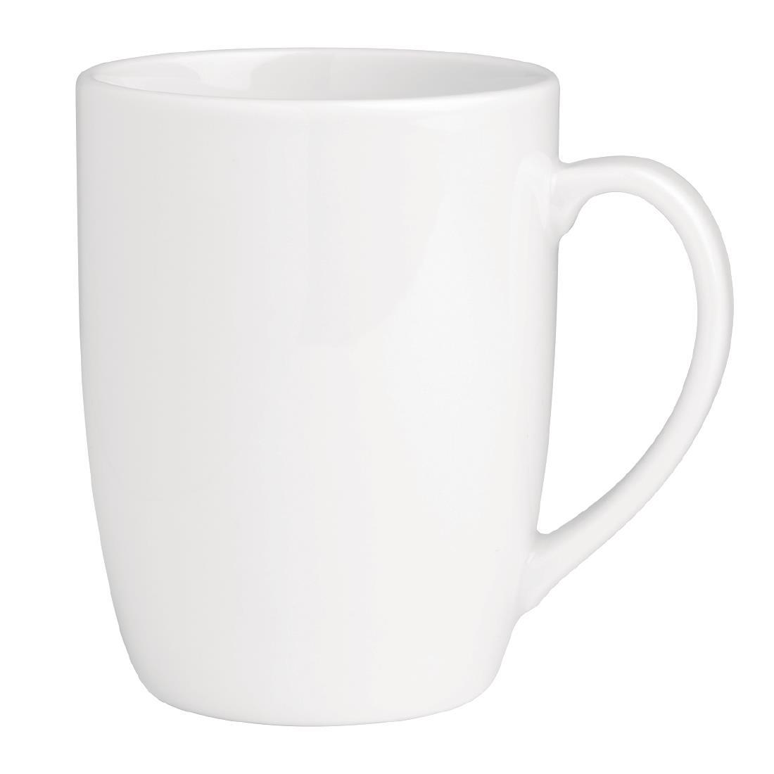 Royal Porcelain Classic White Mug 350ml (Pack of 12) - GT945  - 2