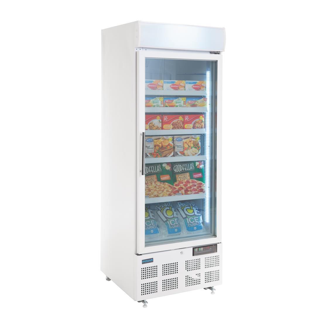 Polar G-Series Upright Display Freezer 412Ltr White - GH506  - 3