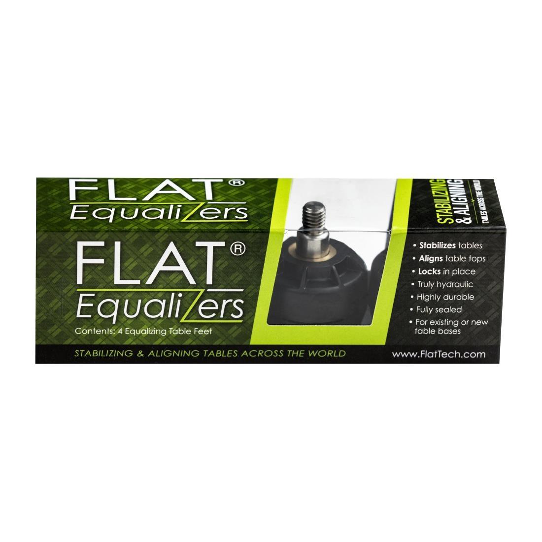 Zzap Flat Equalizers M8 (Pack of 4) - FS121  - 2