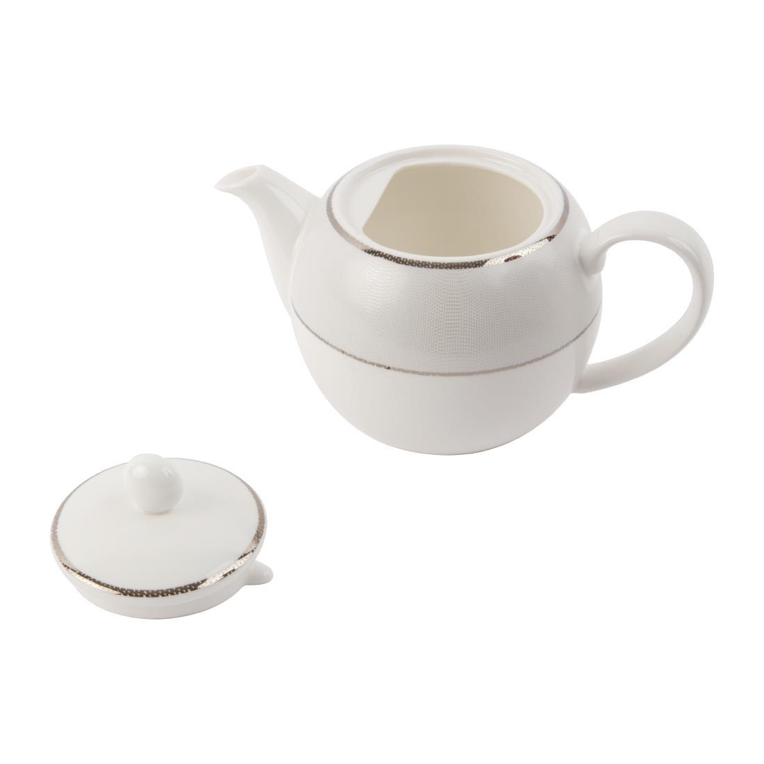 Royal Bone Afternoon Tea Silverline Tea Pot 750ml (Pack of 1) - FB733  - 3