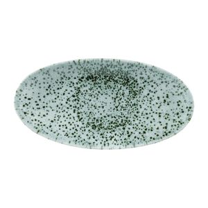 Churchill Mineral Oval Chefs Plate Green 299x150mm (Pack of 12) - FA506  - 1