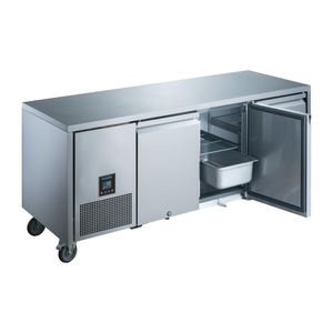 Polar U-Series Premium Triple Door Counter Fridge 420Ltr - UA007  - 3
