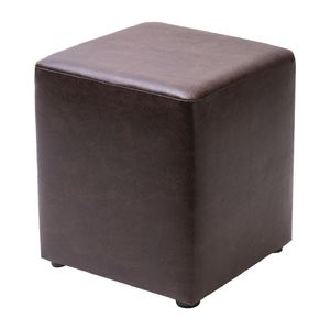Cube Faux Leather Bar Stool Peat (Pack of 2)