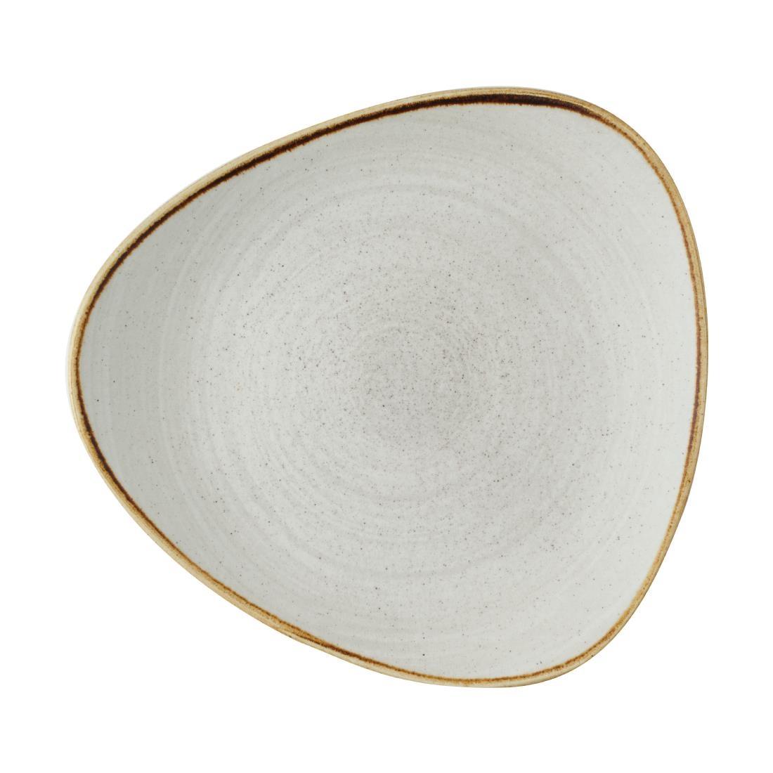 Churchill Stonecast Raw Lotus Plates Grey 254mm (Pack of 12)