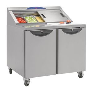 Williams Onyx Double Door Refrigerated Prep Counter 355Ltr CPC2-SS