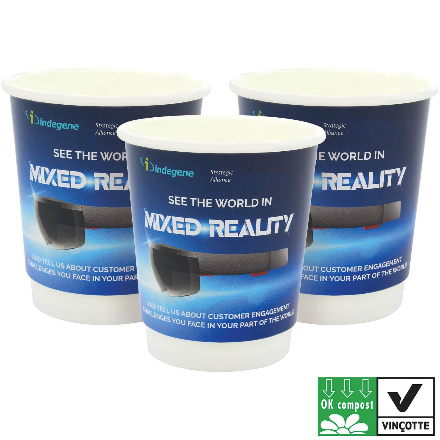 Compostable Double Wall Paper Cup - 230ml/8oz - C5641 | Go for Green ...