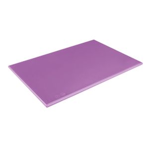 Hygiplas High Density Chopping Board Purple - 450x300x12mm