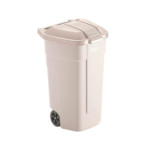 Rubbermaid Mobile Container 100Ltr Beige Lid