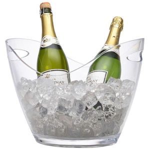 Clear Plastic Champagne Bucket Large - PCB-L - 1