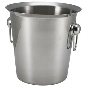 GenWare Stainless Steel Wine Bucket With Ring Handles - 26203 - 1