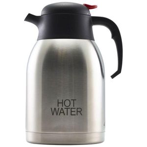 Hot Water Inscribed St/St Vacuum Jug 2.0L - V2099HOTWATER - 1