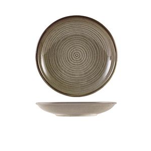 Terra Porcelain Grey Deep Coupe Plate 21cm (Pack of 6) - DC-PG21 - 1
