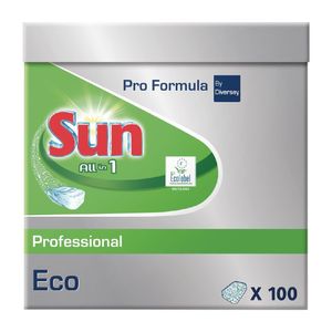 Sun Pro Formula All-in-One Eco Dishwasher Tablets (Pack of 100) - CX867