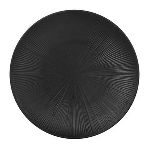 Steelite Hermosa Black Round Plates 330mm (Pack of 6) - VV3609