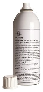 Matfer Velvet Chocolate Spray 400ml - White - 410253 - 11978-05
