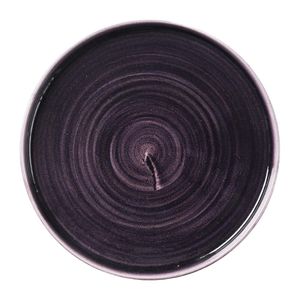 Churchill Stonecast Patina Deep Purple Walled Plate 260mm (Pack of 6) - DX069 - 1