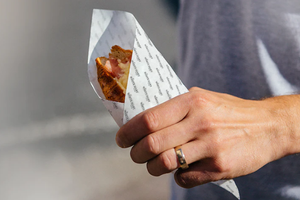 250 x 250mm Custom Printed Greaseproof / Branded Food Wraps - 1