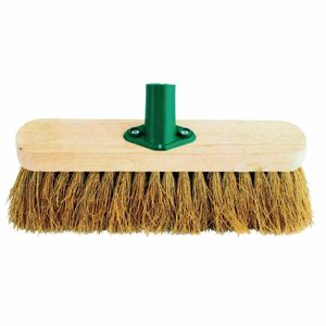 Jantex Wooden Broom Head Soft Coco 12in - CD796 - 1